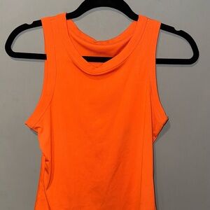 Orange Sleeveless Women's Top